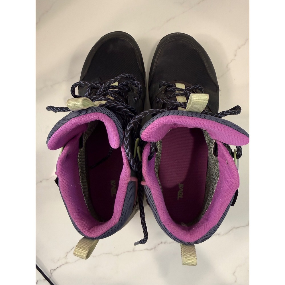 Teva Grandview GTX Waterproof Hiking Boots Black Purple Vibram 1106832 Womens 8 - Picture 5 of 7
